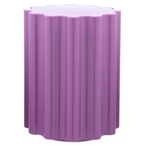 Colonna Stool - H 46 x Ø 34,5 cm - By Ettore Sottsass by Kartell Purple