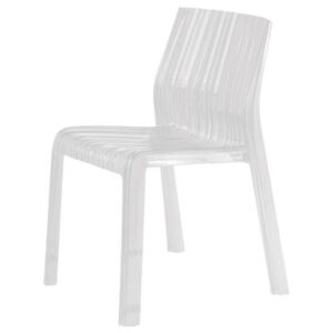 Frilly Stacking chair - opaque / Polycarbonate by Kartell White