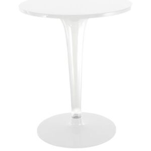 TopTop - Dr. YES Round table - Round table top Ø 70 cm by Kartell White