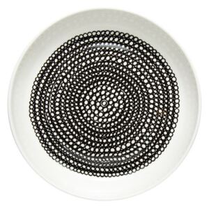 Räsymatto Dessert plate - / Ø 20 cm by Marimekko White/Black