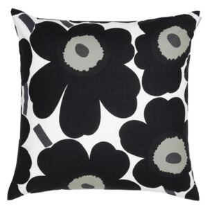 Pieni Unikko Cushion - 50 x 50 cm by Marimekko White/Black