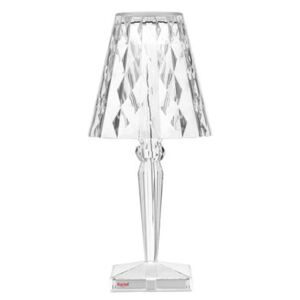 Big Battery LED Wireless lamp - / H 37 cm - USB charging by Kartell Transparent