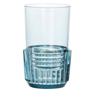 Trama Large Glass - / H 15 cm by Kartell Blue