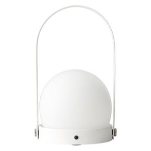 Carrie LED Wireless lamp - / USB charger - Metal & glass by Menu White