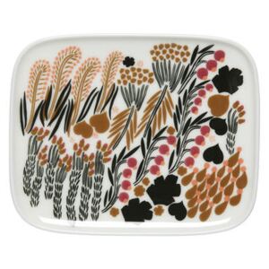 Letto Dessert plate - / 12 x 15 cm by Marimekko Green