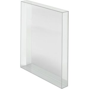 Only me Wall mirror by Kartell Transparent