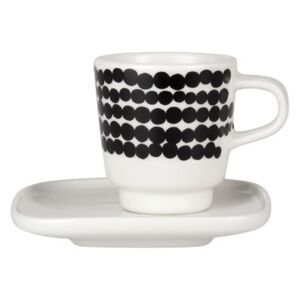 Siirtolapuutarha Espresso cup by Marimekko White/Black