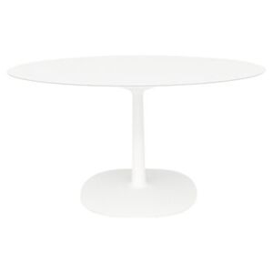 Multiplo indoor/outdoor - Round table - Sandstone / Ø 118 cm by Kartell White