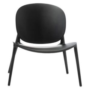 Be Bop Low armchair - / Outdoor by Kartell Black