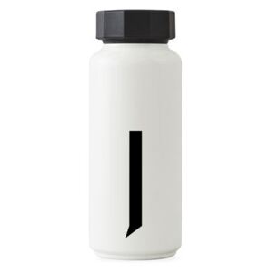 A-Z Insulated bottle - / 500 ml - Letter J by Design Letters White