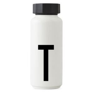 A-Z Insulated bottle - / 500 ml - Letter T by Design Letters White