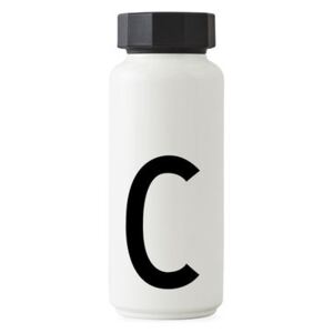 A-Z Insulated bottle - / 500 ml - Letter C by Design Letters White
