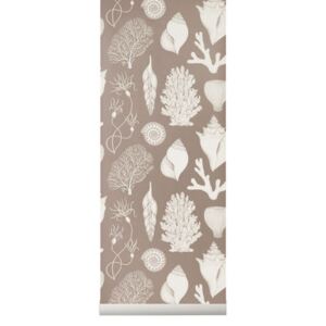 Shells Wallpaper - / 1 roll - Width 53 cm by Ferm Living Pink