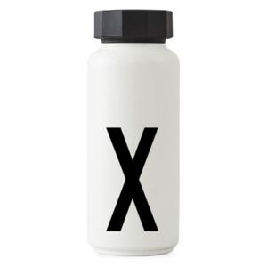 A-Z Insulated bottle - / 500 ml - Letter X by Design Letters White