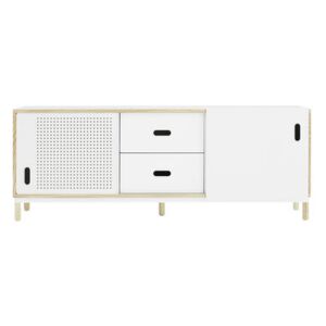Kabino Dresser - L 162 cm - Drawers by Normann Copenhagen White/Natural wood