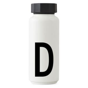 A-Z Insulated bottle - / 500 ml - Letter D by Design Letters White
