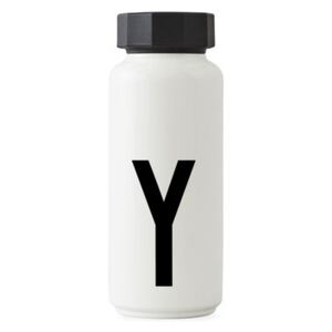 A-Z Insulated bottle - / 500 ml - Letter Y by Design Letters White