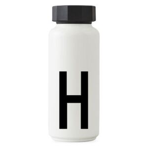 A-Z Insulated bottle - / 500 ml - Letter H by Design Letters White