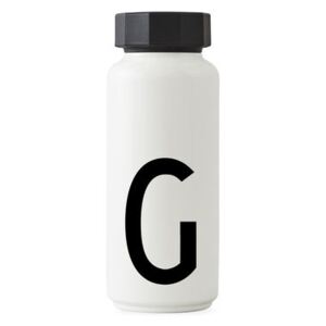 A-Z Insulated bottle - / 500 ml - Letter G by Design Letters White