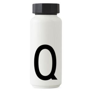 A-Z Insulated bottle - / 500 ml - Letter Q by Design Letters White