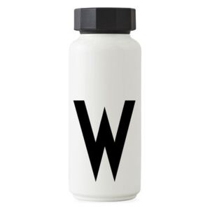 A-Z Insulated bottle - / 500 ml - Letter W by Design Letters White