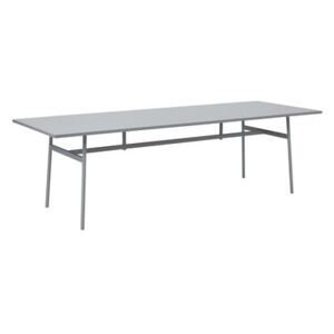 Union Desk - / 250 x 90 cm - Fenix laminate by Normann Copenhagen Grey