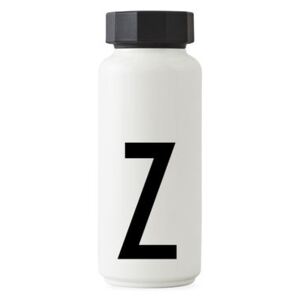 A-Z Insulated bottle - / 500 ml - Letter Z by Design Letters White