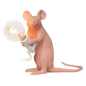 Mouse Sitting #2 Table lamp - / 20 years of MID limited edition by Seletti Pink