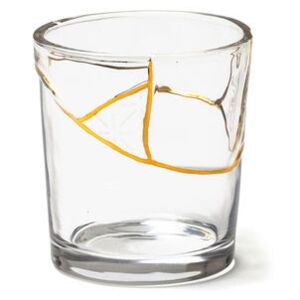 Kintsugi n°3 Glass - / Glass & fine gold by Seletti Gold/Transparent