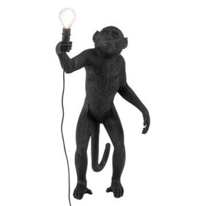 Monkey Standing Table lamp - Outdoor / H 54 cm by Seletti Black