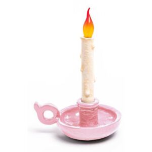 Grimm Bugia Wireless lamp - / H 31 cm - USB charging by Seletti Pink
