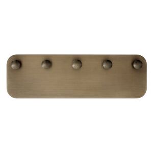 SC47 Wall coat rack - / Steel - L 54 x H 17 cm by &tradition Gold/Metal