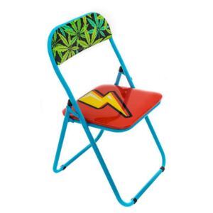 Eclair Folding chair - / padded by Seletti Multicoloured