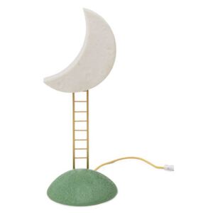 My Secret Place Table lamp - / H 51 cm by Seletti White/Green/Gold