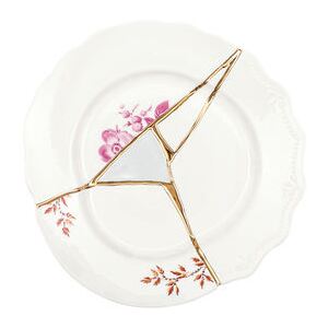 Kintsugi Dessert plate - / Porcelaine & or fin by Seletti White