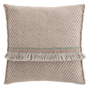 Garden Layers Cushion - / Wide - Handwoven by Gan White/Beige