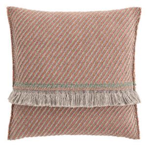 Garden Layers Cushion - / Wide - Handwoven by Gan Pink/Beige