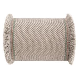 Garden Layers Cushion - / Large roll - Handwoven by Gan White/Beige