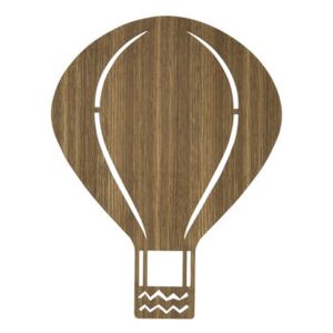 Air Balloon Wall light with plug by Ferm Living Natural wood