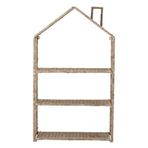Maison Shelf - / to stand up or hang - L 81 x H 137 cm by Bloomingville Beige/Natural wood
