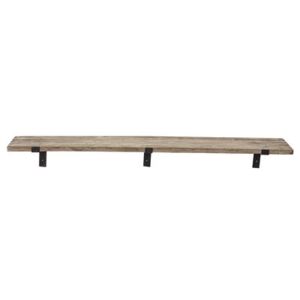 Shelf - / Recycled wood - L. 183 x Depth. 33 cm by Bloomingville Natural wood