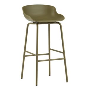 Hyg High stool - / H 75 cm - Polypropylene by Normann Copenhagen Green