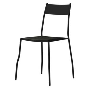 Primasedia Stacking chair - / Steel by Opinion Ciatti Black