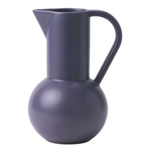 Strøm Large Carafe - / H 28 cm - Handmade ceramic by raawii Purple