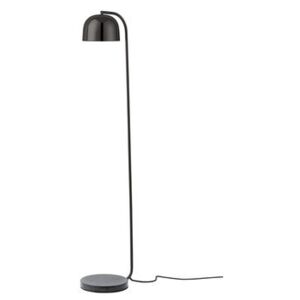 Grant Floor lamp - / Metal & Granite base - H 136 cm by Normann Copenhagen Grey/Black