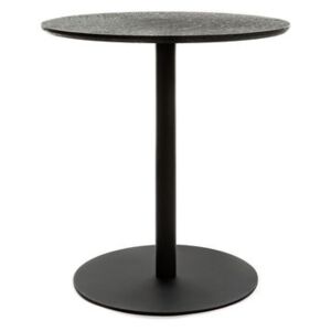 Terrazzo Round table - / Ø 70 cm by XL Boom Black