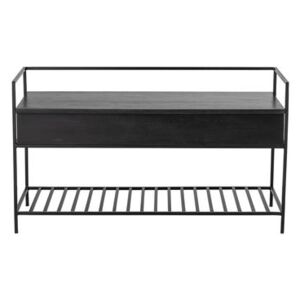 Abelone Bench - / Console - 102 cm / Built-in box by Bloomingville Black