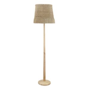 Collected Floor lamp - / Rattan & wood by Bloomingville Beige/Natural wood