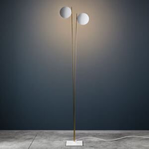 Lederam F2 Floor lamp - / LED - H 198 cm by Catellani & Smith White