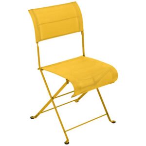 Dune Folding chair - Fabric by Fermob Yellow